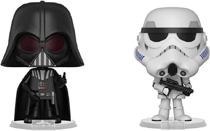 FUNKO ACTION FIGURES FUNKO VYNL STAR WARS: DARTH VADER & STORMTROOPER FUNKO ACTION FIGURES FUNKO VYNL STAR WARS: DARTH VADER & STORMTROOPER